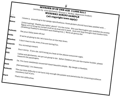 murder mystery packet|dinner theater murder mystery scripts.